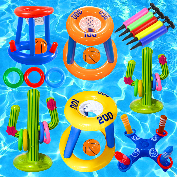 Plant Parental - Verstärkter PVC Aufblasbarer Basketball-Korb Interaktives Party-Geschenk