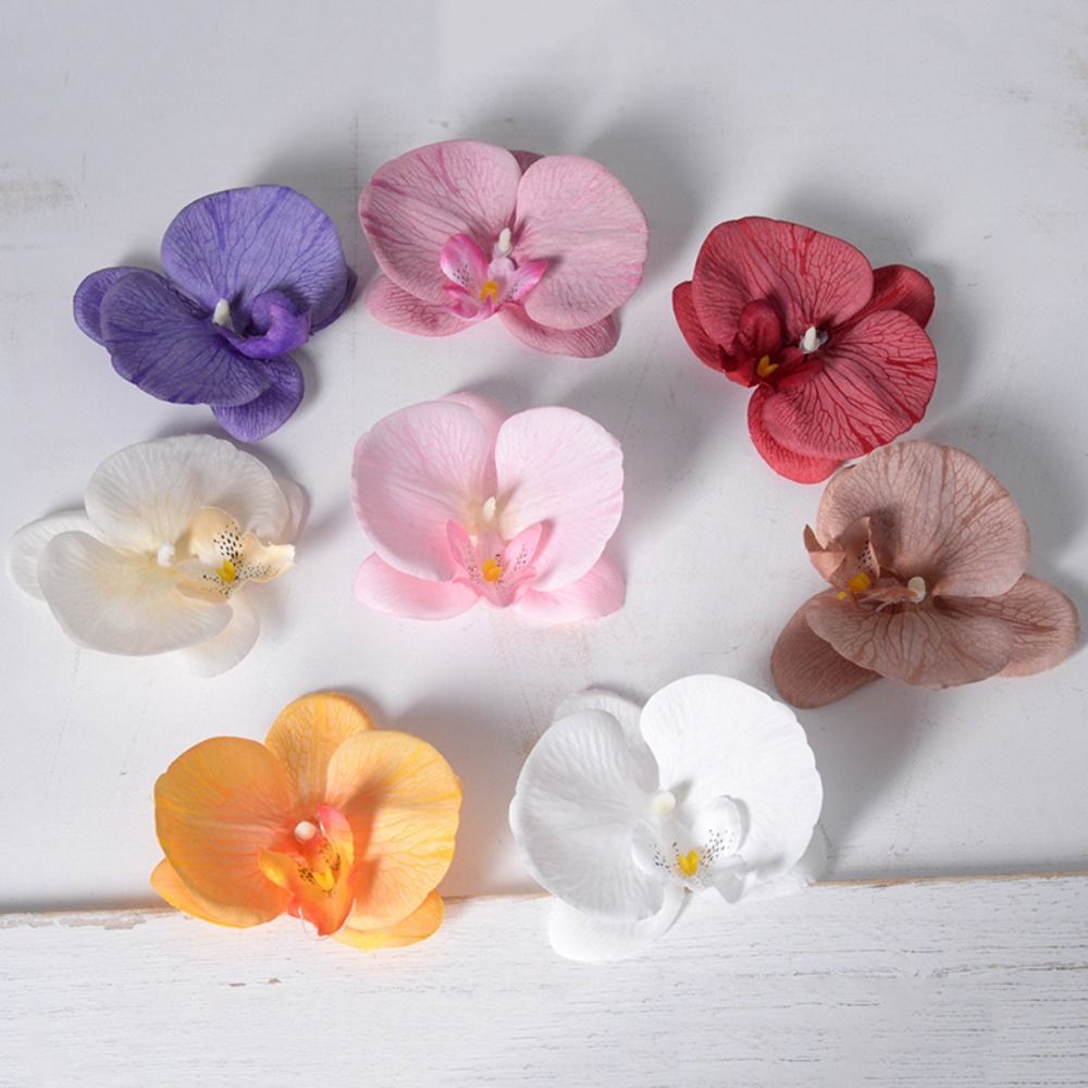 Orchid Phalaenopsis - DIY Phalaenopsis Blütenkopf Handgefertigte Künstliche Schmetterlingsorchideen