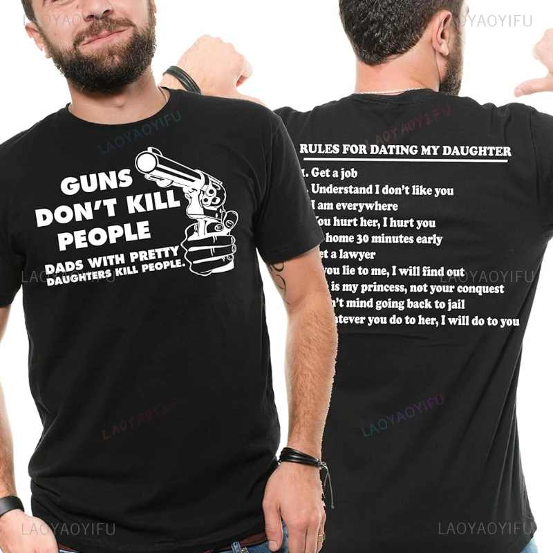 Plant Parent T Shirt - Regeln für Dating, meine Tochter, bedrucktes