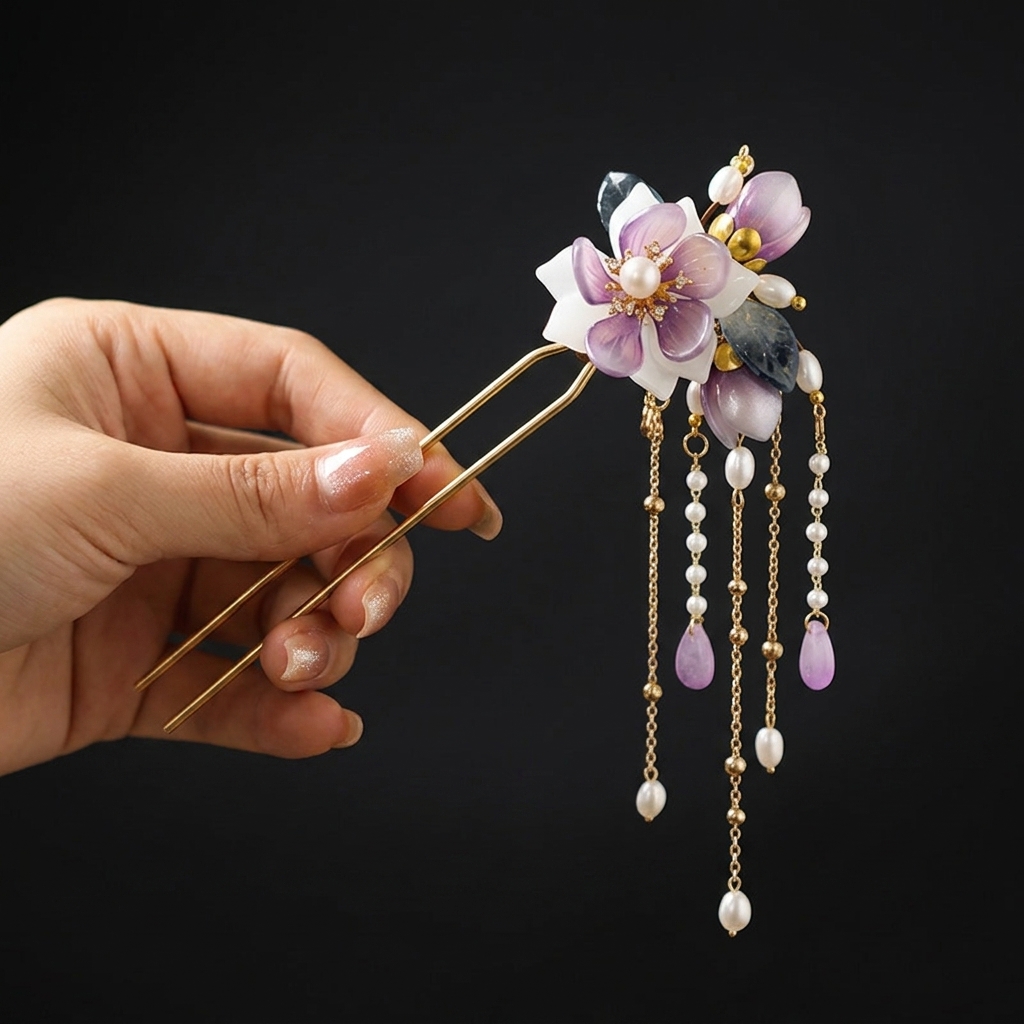 U-förmige Haarnadel aus Legier – Orchid Phalaenopsis Bewertung und Preis